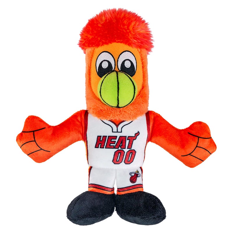 Bleacher Creatures Miami Heat Burnie 8"" NBA Mascot Kuricha Sitting Plush - Soft Chibi Inspired Mascot - Image 3